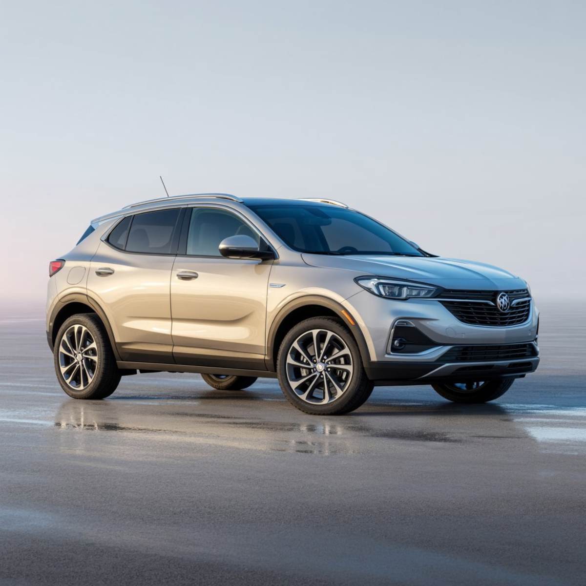 Buick Encore sitting on sand at the beach after Buick Certified Collision Repair Carrillo & Sons San Diego Buick-Encore-sitting-on-sand-at-the-beach-after-Buick-Certified-Collision-Repair-Carrillo-Sons-San-Diego