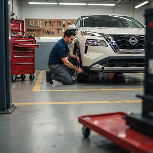 Santee Certified Collision Center tech working on bumper Santee Certified Collision Center tech working on bumper